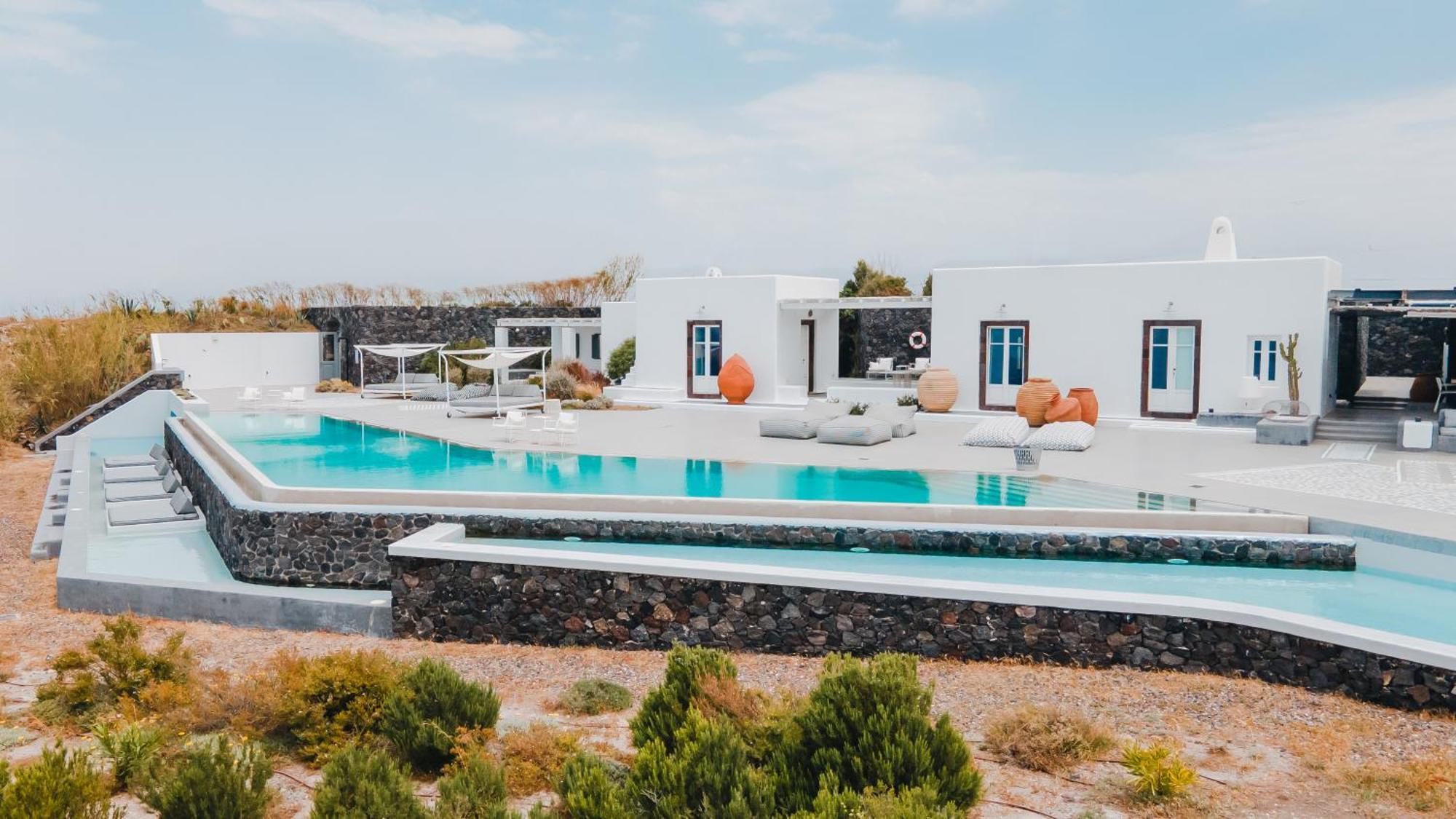 ホテル Erosantorini Estate サントリーニ エクステリア 写真